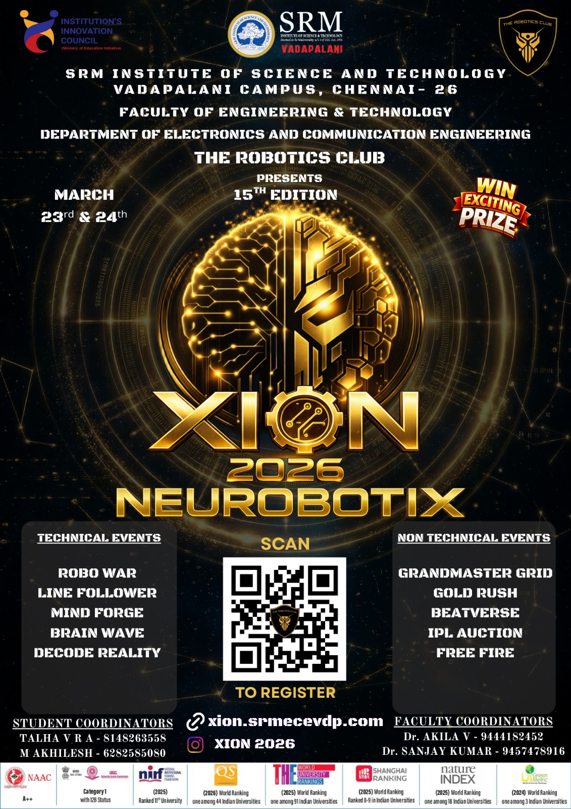 XION 2026 Robotics Symposium Poster 